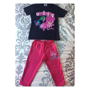 Girl shirt and pant set - PJ Mask - Owelette